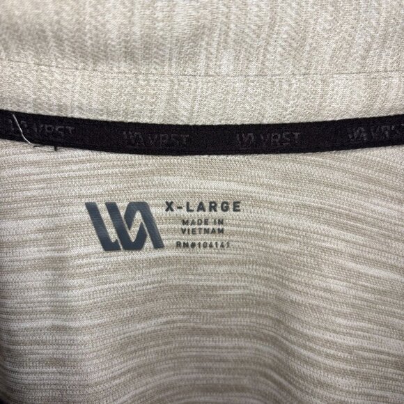 VRST Mens Short Sleeve Polo Mens XL Heathered Tan - Picture 5 of 5